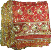 Chundadi (pooja)( Red Colour) (90*45cm) - Spice Village
