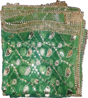Chundadi (pooja)( Green Colour) (30*45cm) - Spice Village