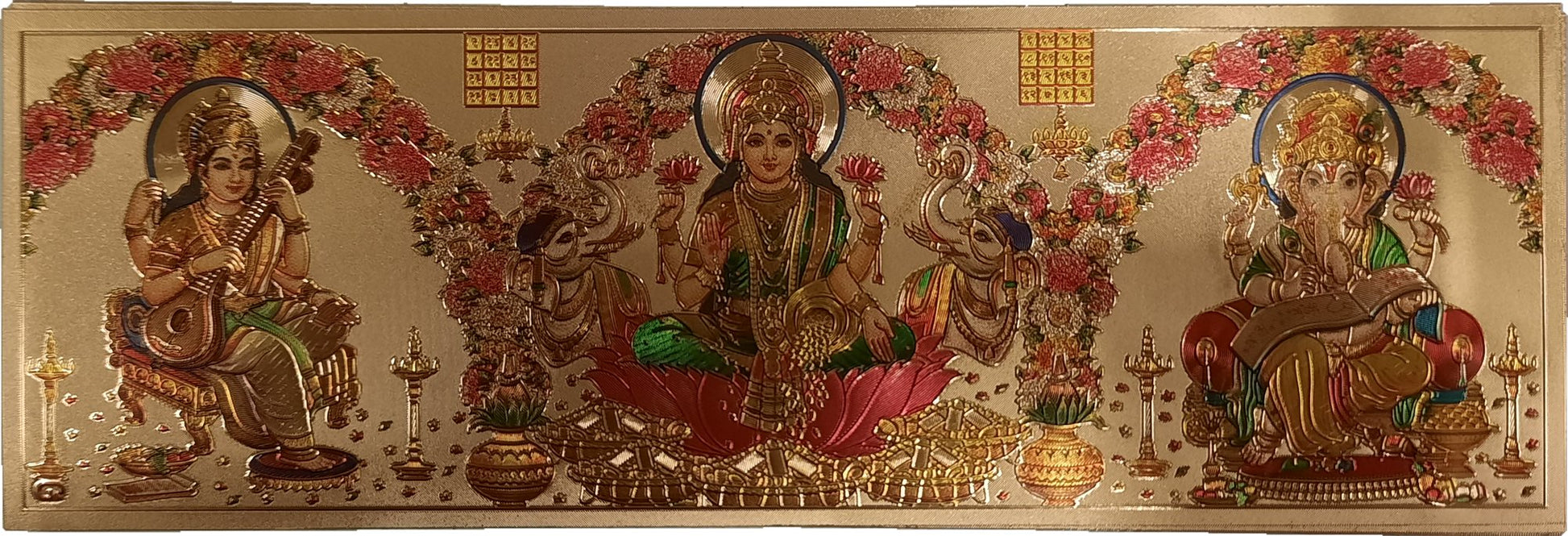 God Stickers Laxmiji Ganeshji Saraswatiji - Spice Village