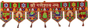 Toran Shubh Labh With Ganeshji Red Cloth - Spice Village