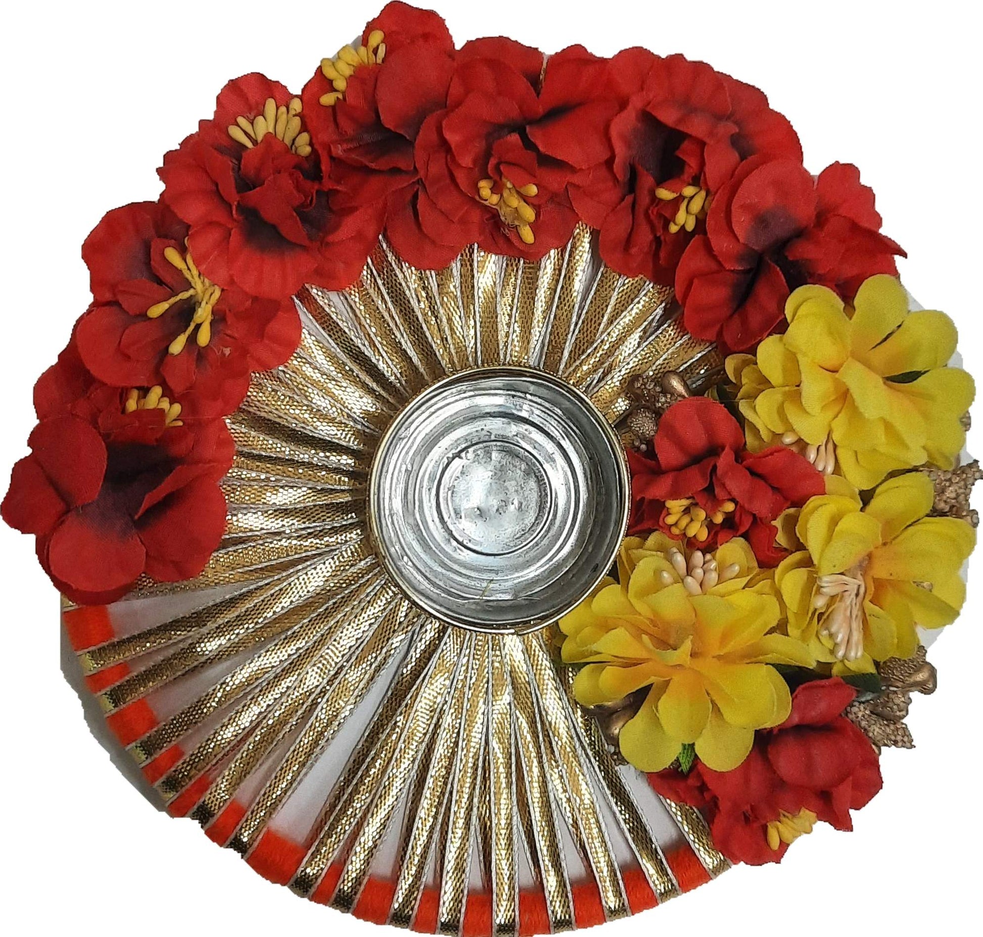 Flower Decor Tea Light  Raound - Spice Village