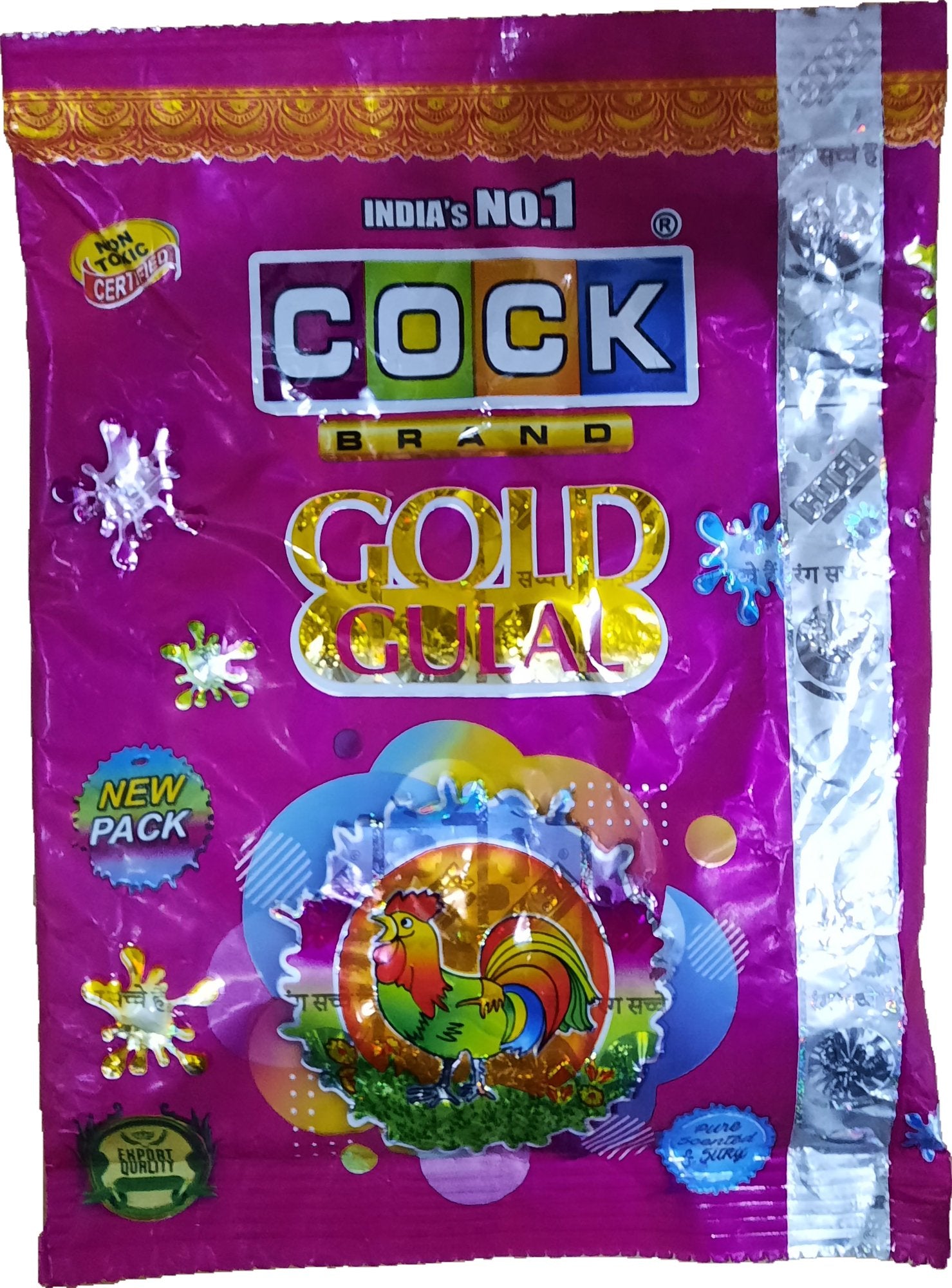 Murga chap Holi Gulal Pink  80gm - Spice Village