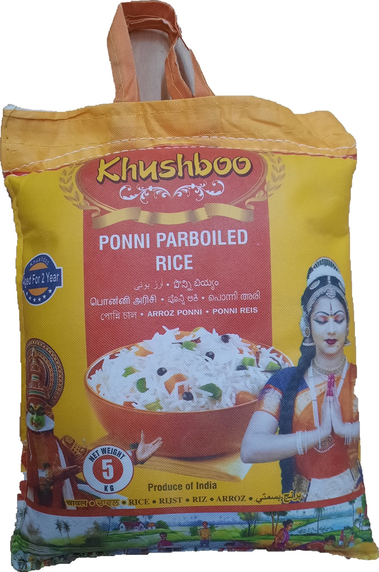 Khushboo Ponni Boiled Rice 5kg - Spice Village