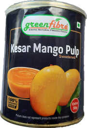 Green Fibre Kesar Mango Pulp 850gm - Spice Village