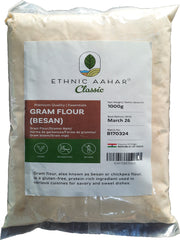 Ethnic Aahar Gram Flour (Besan) 1kg - Spice Village