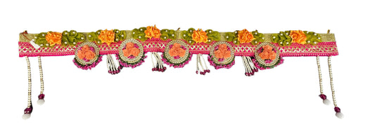 Toran Flower Design On Cloth (Havy)