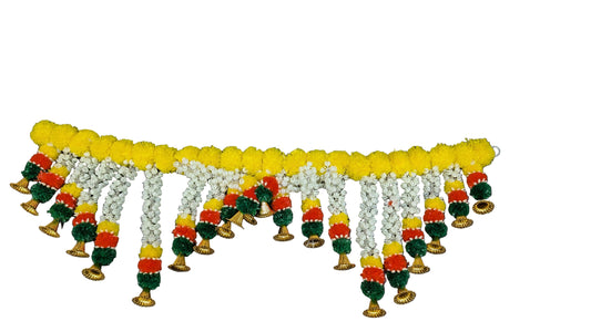 Marigold Toran With moghra flower Bandharwar
