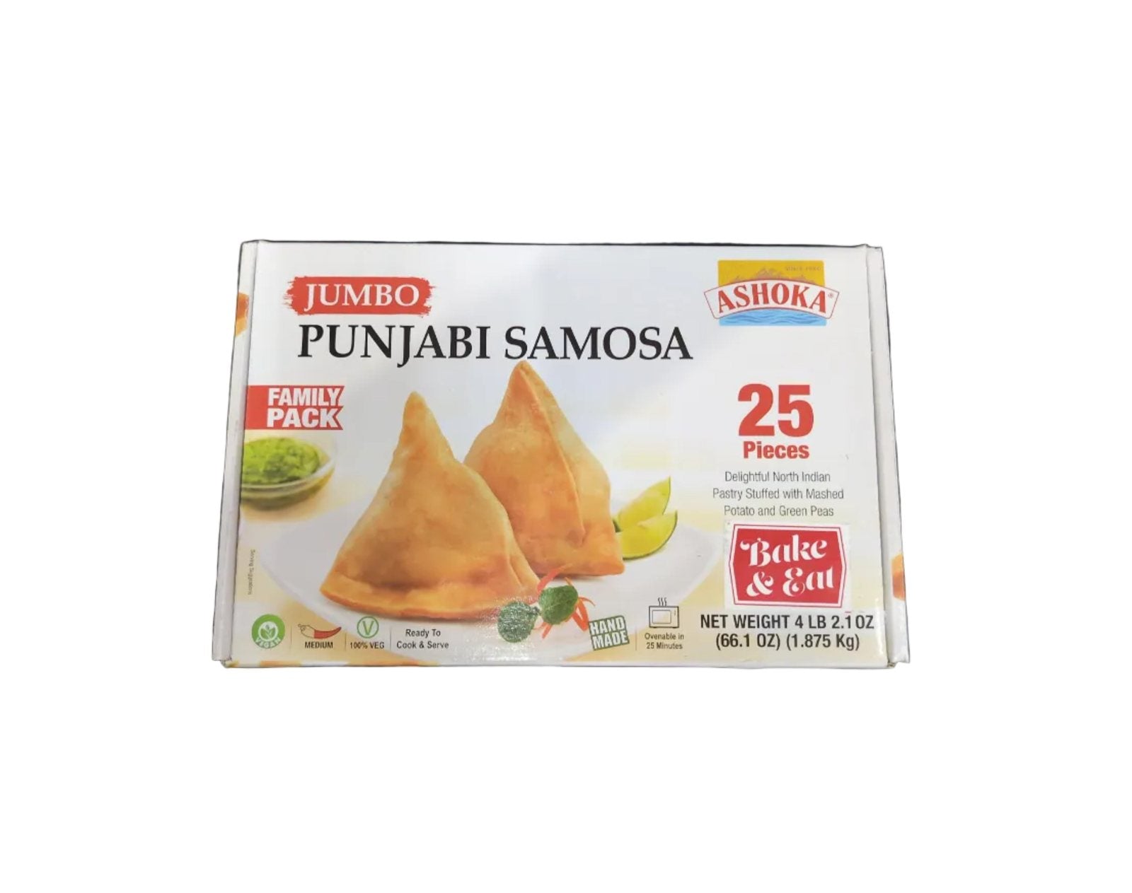 Frozen Ashoka Punjabi Samosa (25 pcs) 1.87kg - Only Berlin Same Day Delivery