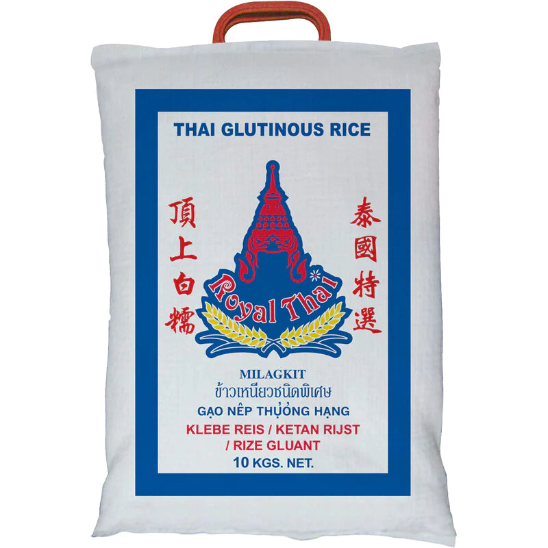 Royal Thai Sticky Rice / Glutinous Rice (Klebereis) 10kg - Spice Village