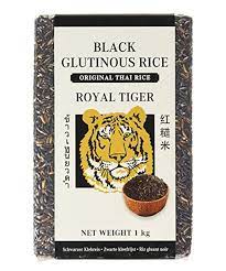 Royal Tiger Black Glutinous Rice 1kg - Spice Village