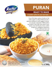 Ruchir Ready to Eat Puran Poli 300gm - Spice Village