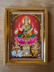 Photo Frame - Sarasvati, Ganesh, Laxmiji and Kuber - Spice Village