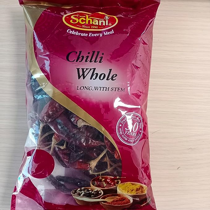 Schani Chilli Long with Stem 100gm - Spice Village