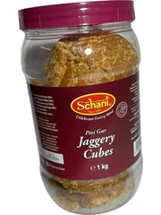 Schani Jaggery Cubes(Pesi Gur) 1kg - Spice Village