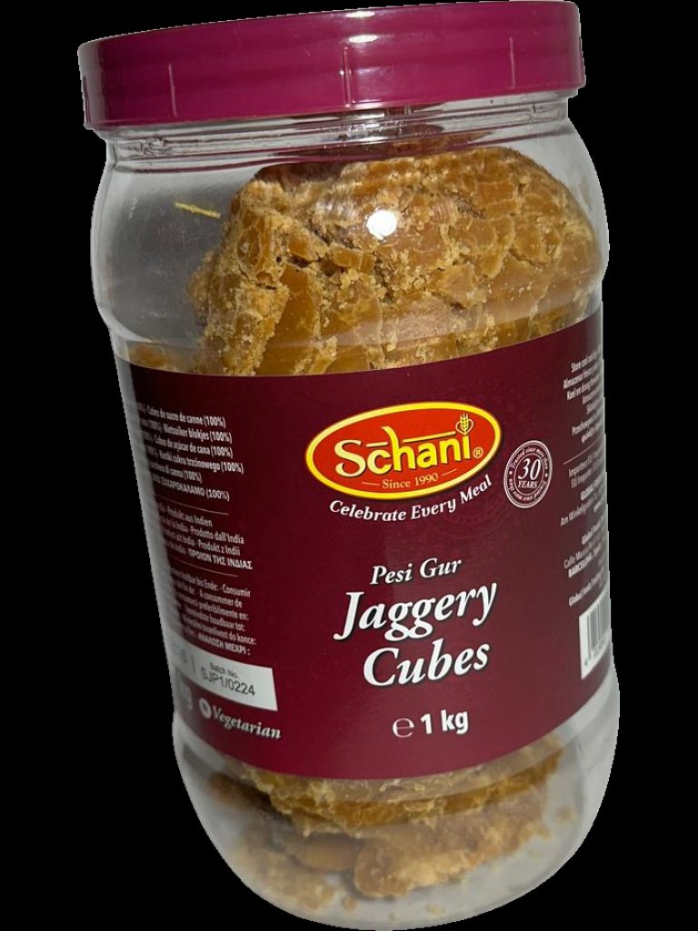 Schani Jaggery Cubes(Pesi Gur) 1kg - Spice Village
