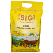 SIG XXXL (Yellow) Premium Basmati rice (1121) 5kg - Spice Village