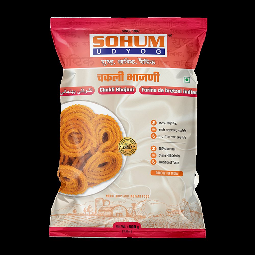 Sohum Chakali Bhajani 500gm - Spice Village