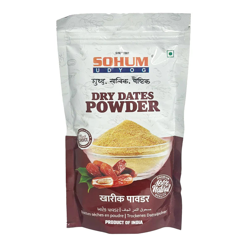 Sohum Dry Dates Powder 250gm - Spice Village