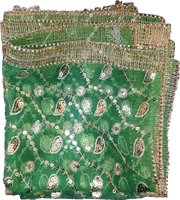 Chundadi (pooja)( Green Colour) (30*45cm) - Spice Village