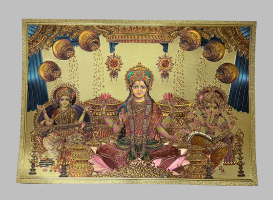 God Stickers Laxmiji, Ganeshji and Saraswatiji - Spice Village