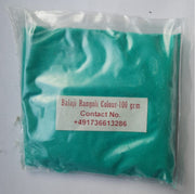 Rangoli Colour (Turquoise) 100gm - Spice Village