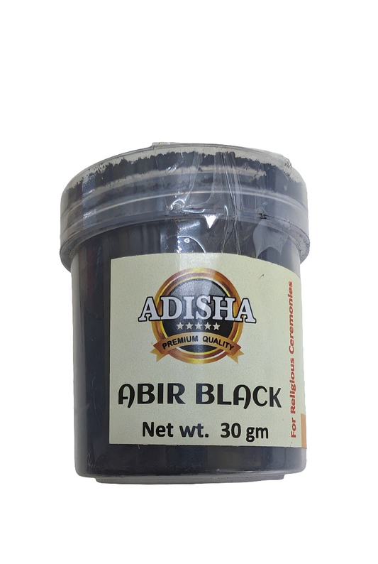 Adisha Abir Black For Pooja 30gm - Spice Village