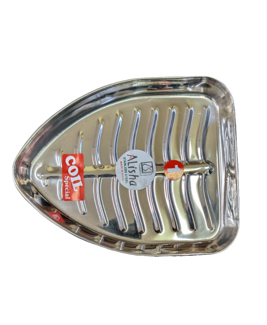 Banana Leaf Steel Plate - Spice Village