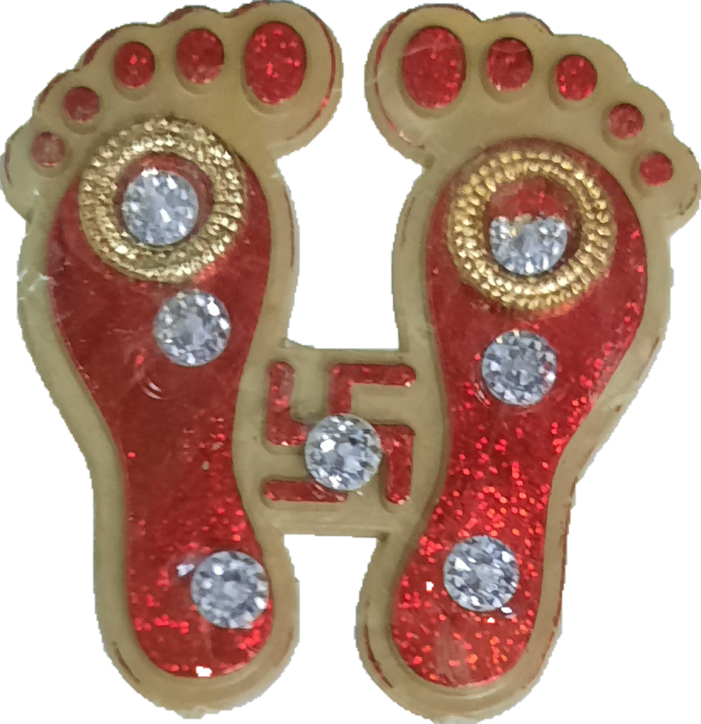 Dipawali Mata Charan Sticker - Spice Village