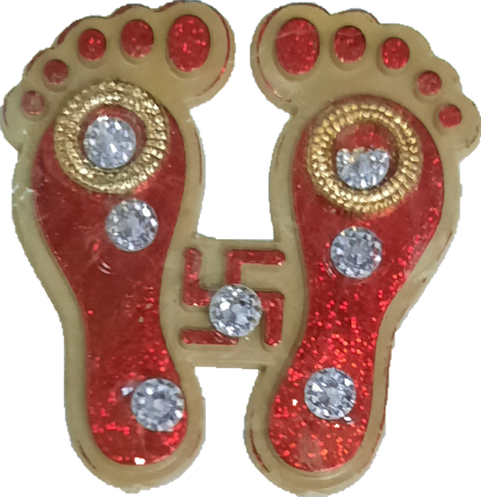Dipawali Mata Charan Sticker - Spice Village