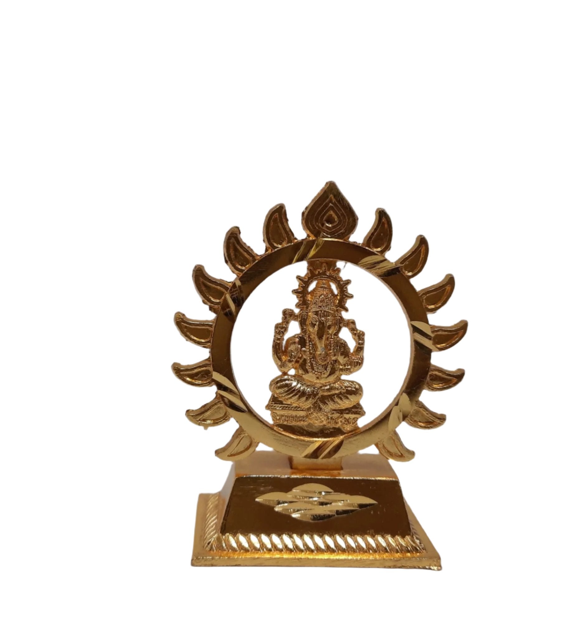 Ganesh Idol (Bronze) - Assorted Colour - Spice Village