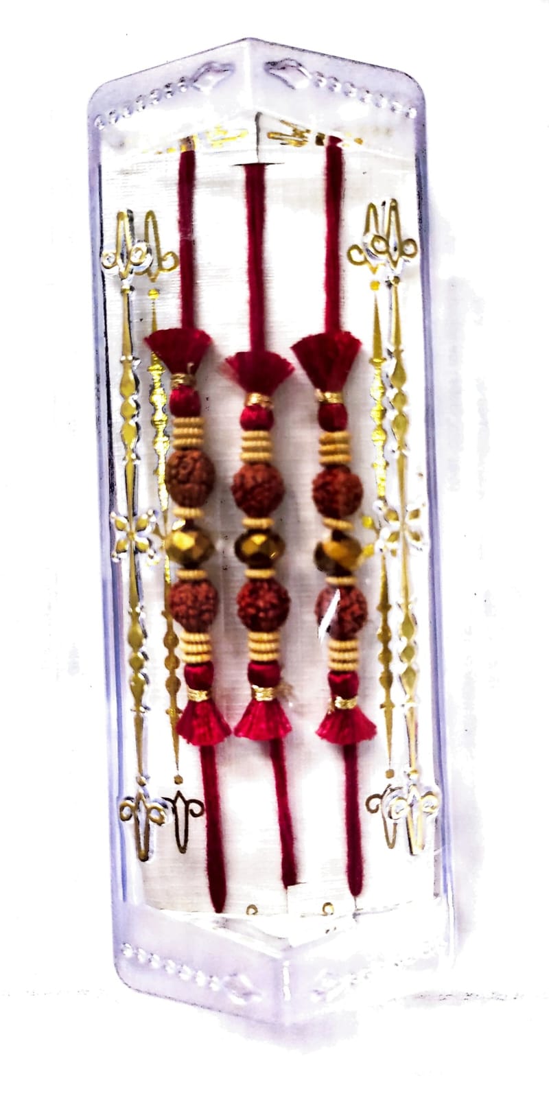 Rakhi (2 Big Round Moti)(1 Pc) - Spice Village