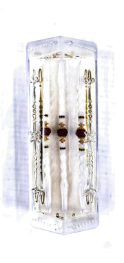 Rakhi (White Thread & Brown Single Moti) (1 Pc) - Spice Village