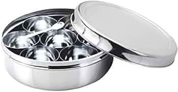Steel Masala Box - Spice Village