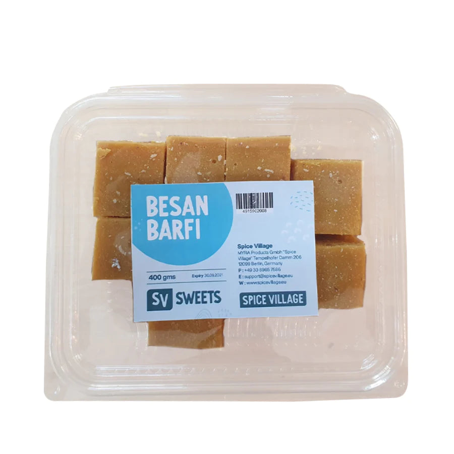SV Sweets Besan Barfi 400gm - Spice Village