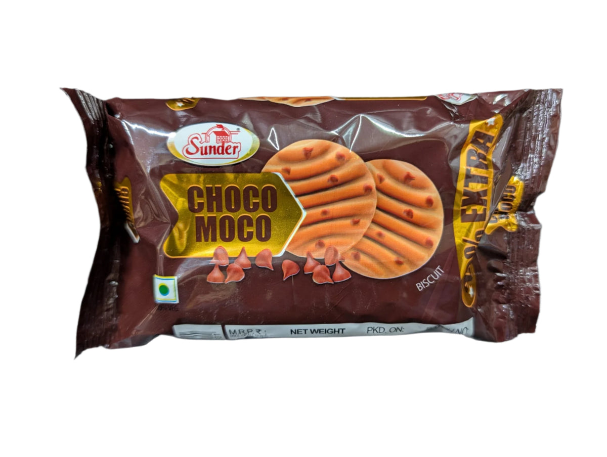 Buy Sunder Choco Moco Biscuits 135gm Online | Spice Village