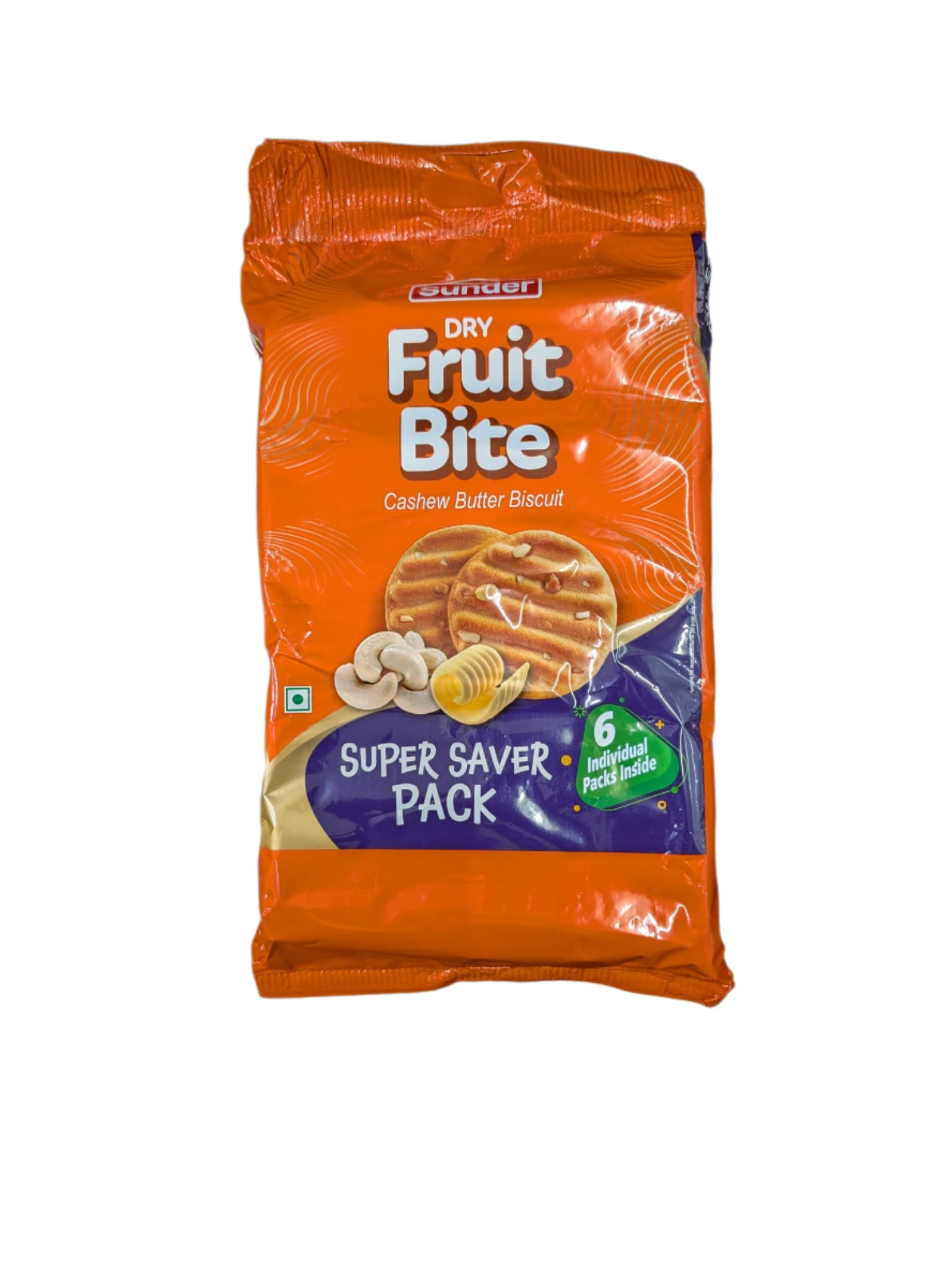 Sunder Fruite Bite(Cashew) Cookies 600gm - Spice Village
