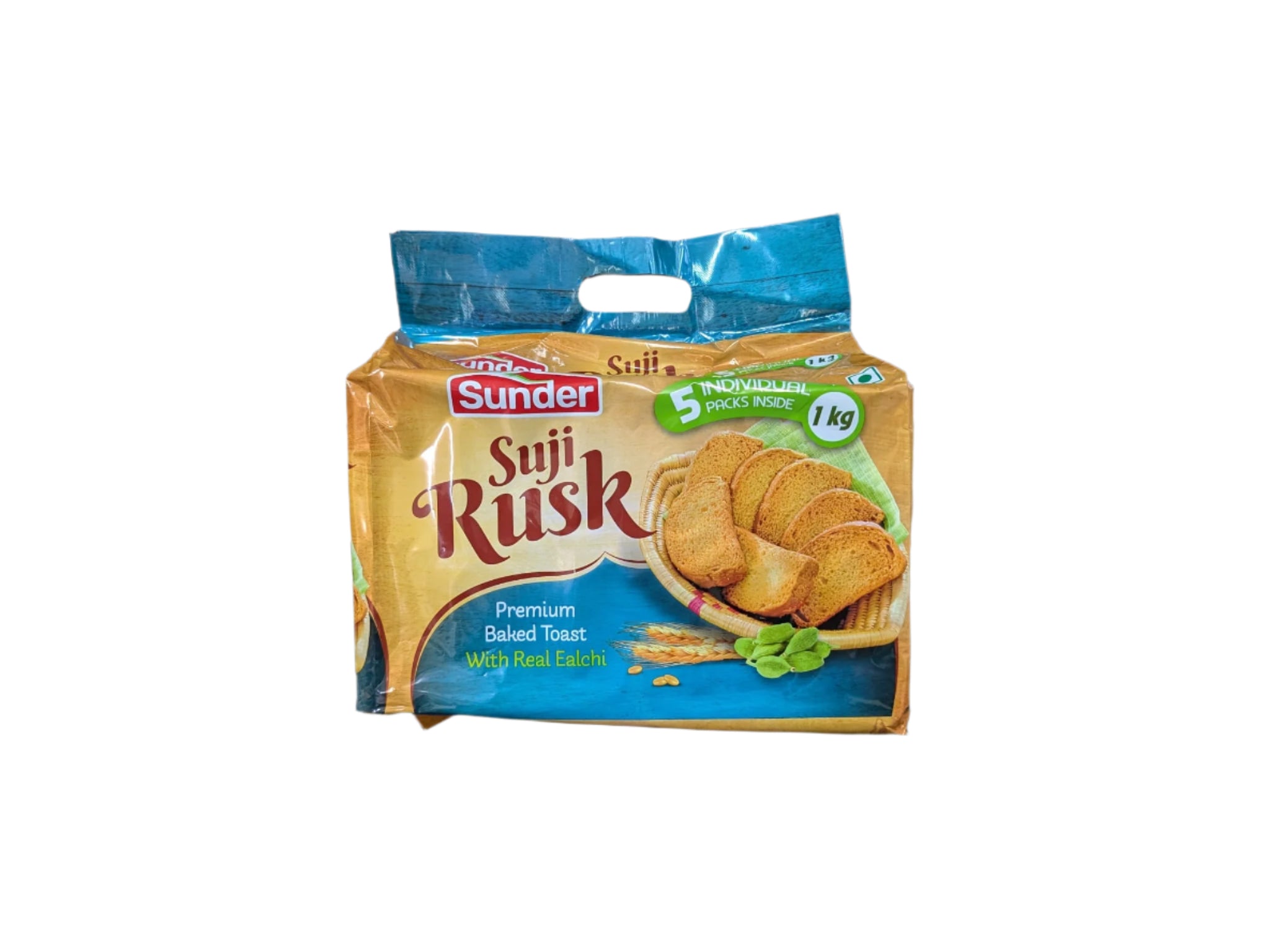 Sunder Suji Rusk(with Elaichi) 1kg - Spice Village