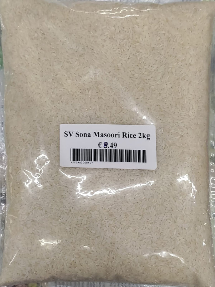 Buy SV Sona Masoori Rice 2.5kg Online | Spice Village