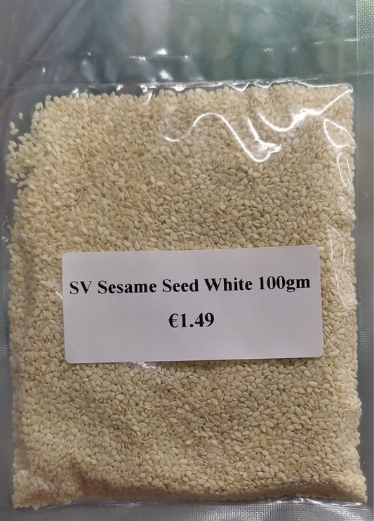 SV Sesame Seeds (Hulled) White 100gm
