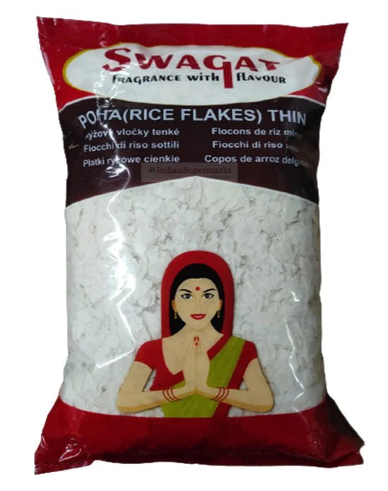 Swagat Rice Flakes (Poha) Thin 1kg - Spice Village