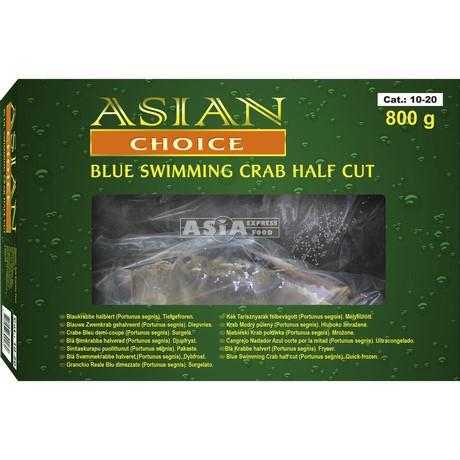 Frozen Asian Choice Blue Swimming Crab Half Cut 800gm - Only Berlin Same Day Delivery - Spice Village