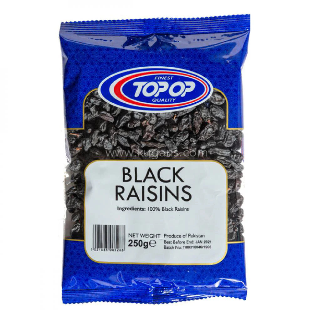 Top Op Black Raisins 250gm - Spice Village