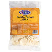 Top Op Potato Jeera Papad 150gm - Spice Village