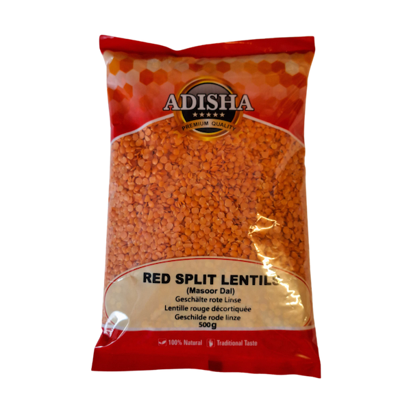 Adisha Red Lentils 500gm - Spice Village