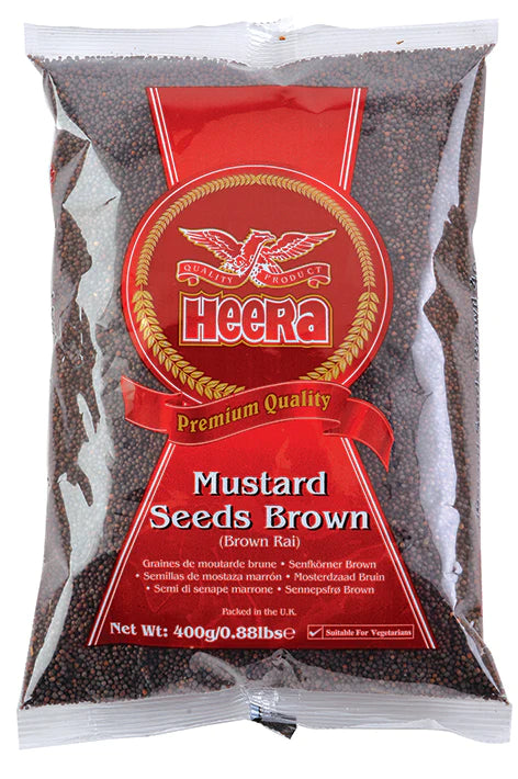 Heera Mustard Seeds Black 400gm - Spice Village