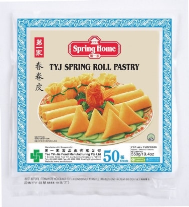 Frozen TYJ Spring Roll Pastry (50 Sheets) 550gm - Only Berlin Same Day Delivery - Spice Village