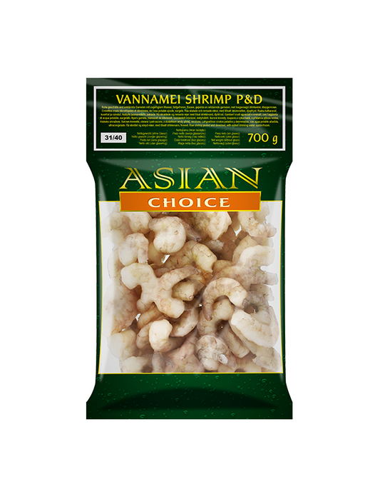 Frozen Asia choice Vannamei Shrimp (P/D) 31/40 700gm - Only Berlin Same Day Delivery