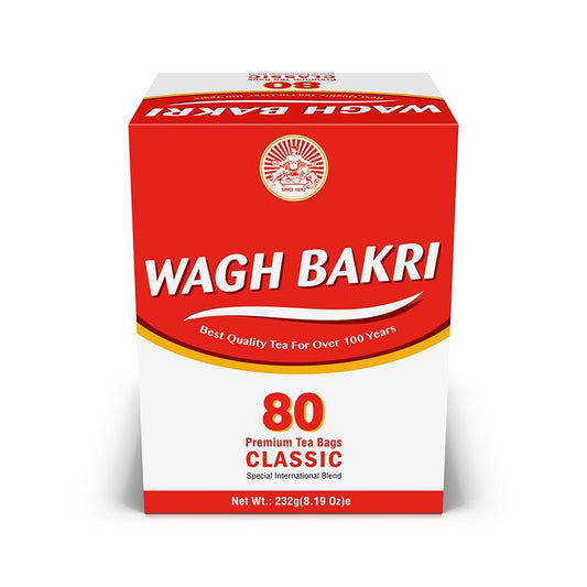 Wagh Bakri Premium Classic 80 Tea Bags 232gm - Spice Village