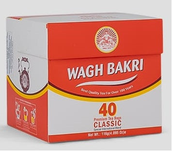 Wagh Bakri Premium Tea Bags 116gm (40 pcs) - Spice Village