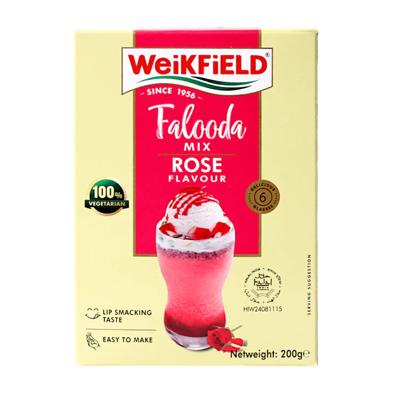 Weikfield Falooda Mix Rose 200gm - Spice Village